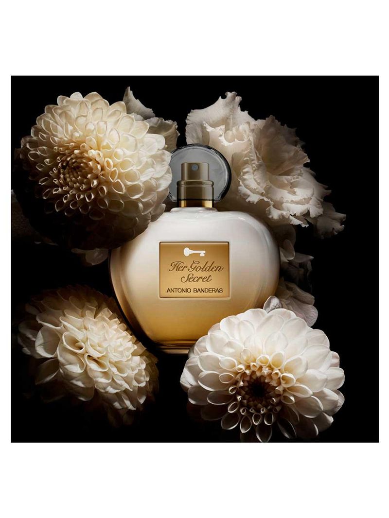 Her golden secret banderas - perfume feminino - eau de toilette