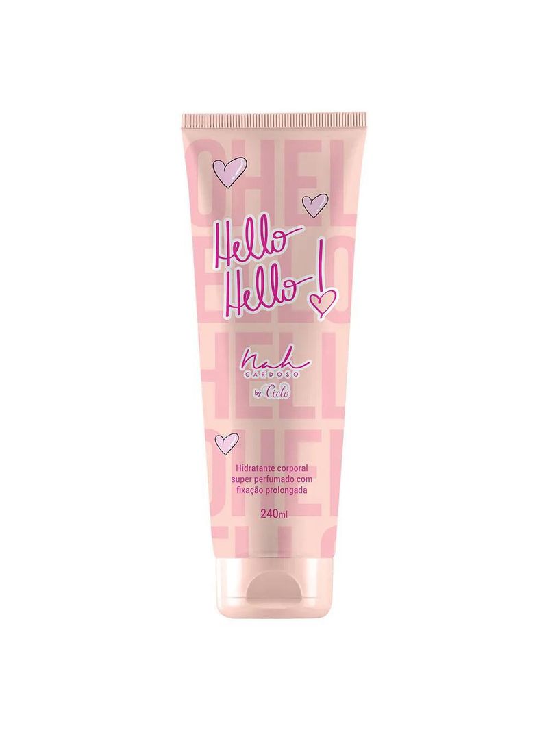 Hello hello by nah cardoso ciclo cosméticos - perfume feminino + loção corporal