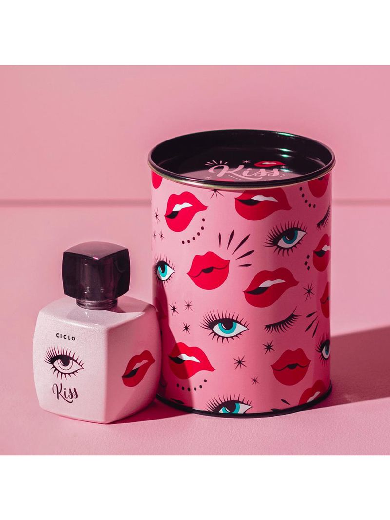 Kiss lata ciclo cosméticos perfume feminino - deo colônia