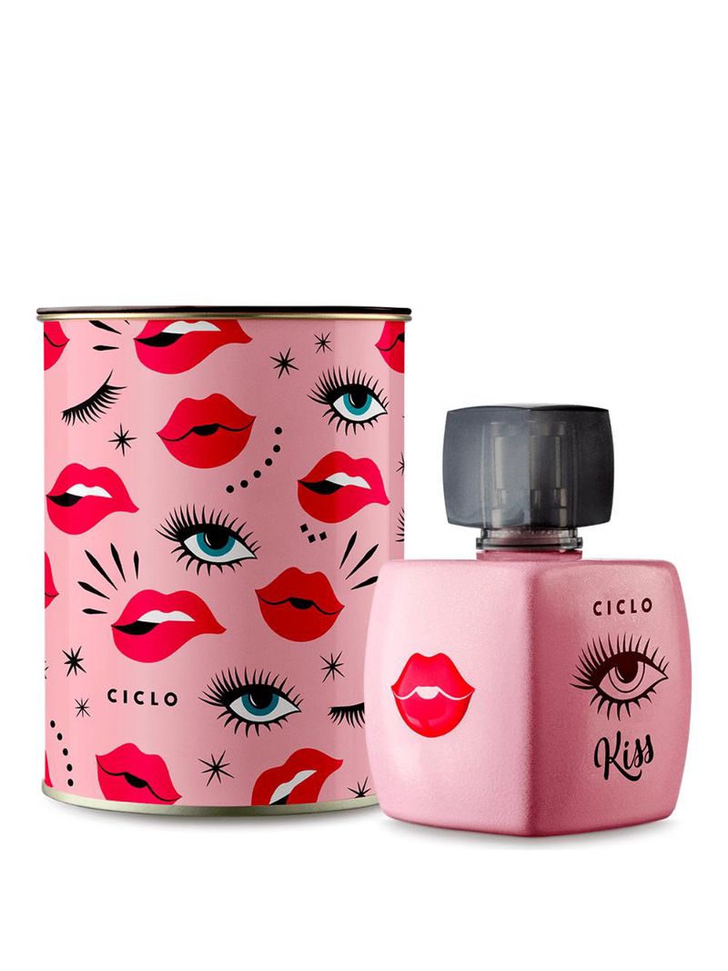 Kiss lata ciclo cosméticos perfume feminino - deo colônia