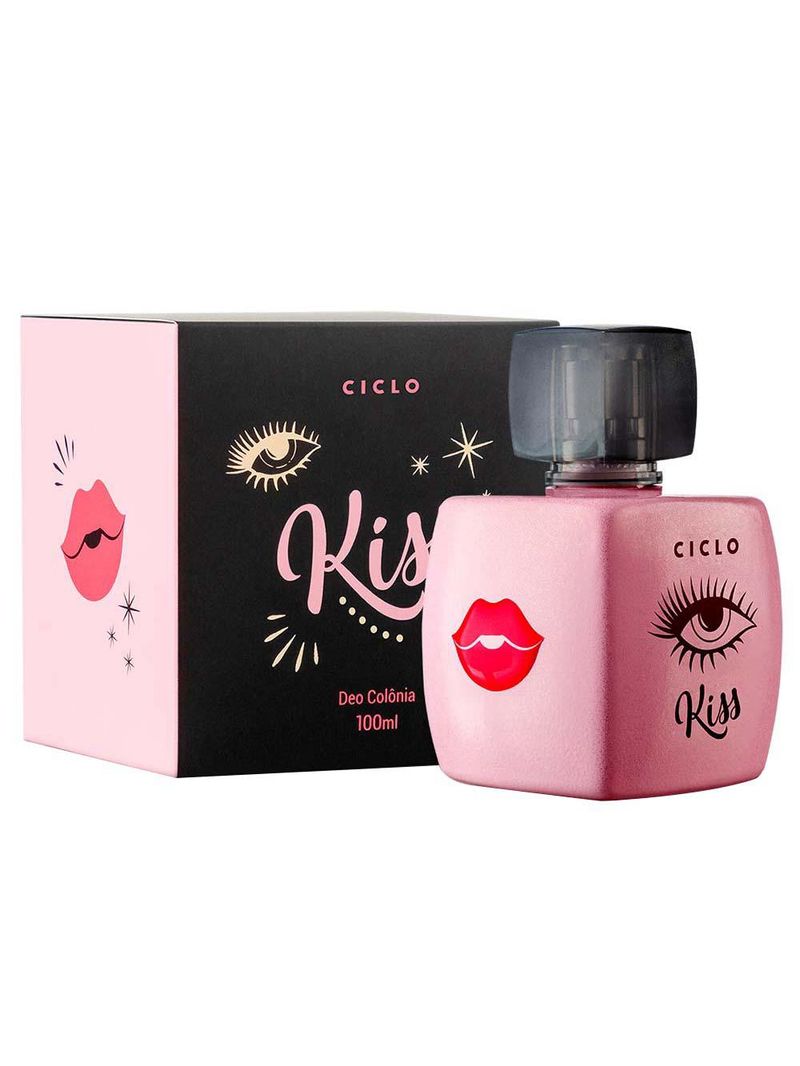 Perfume kiss ciclo cosméticos feminino deo colônia
