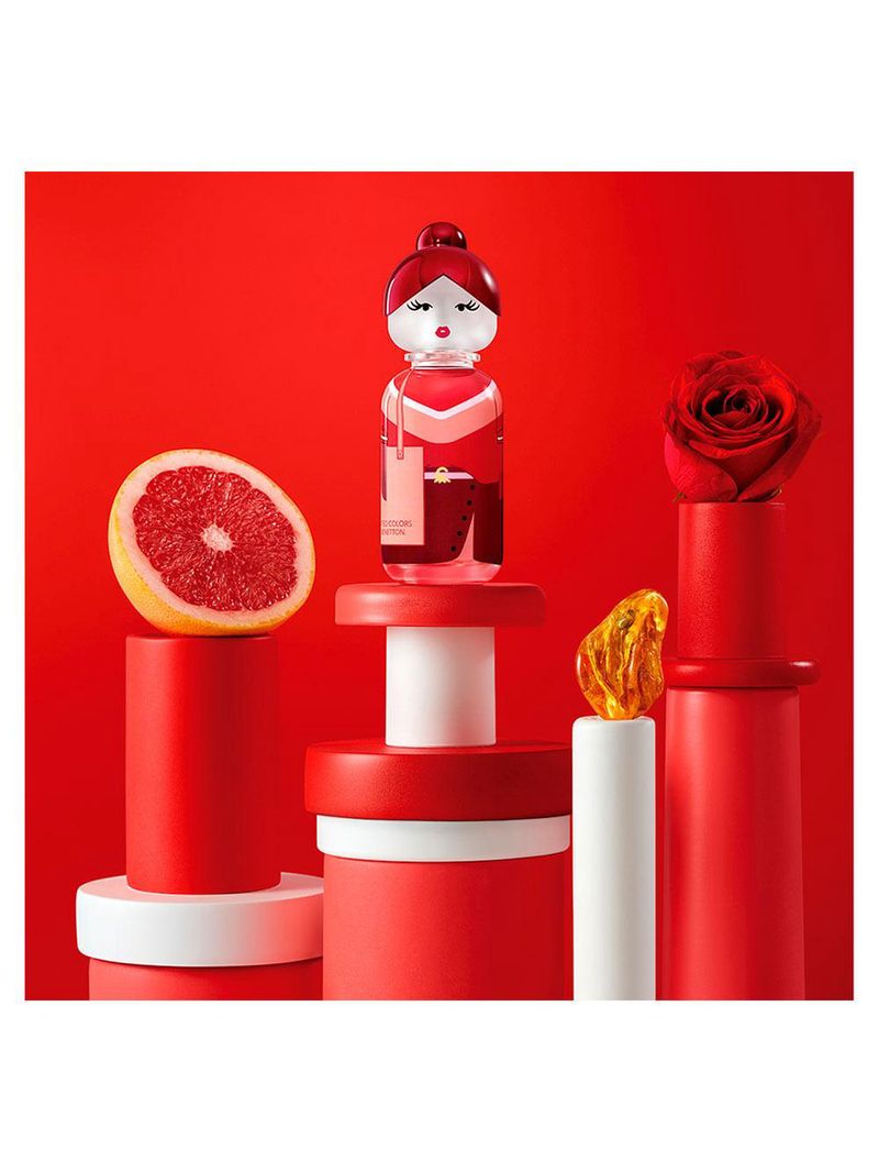 Red rose sisterland united colors of benetton - perfume feminino - edt
