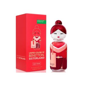 Red rose sisterland united colors of benetton - perfume feminino - edt