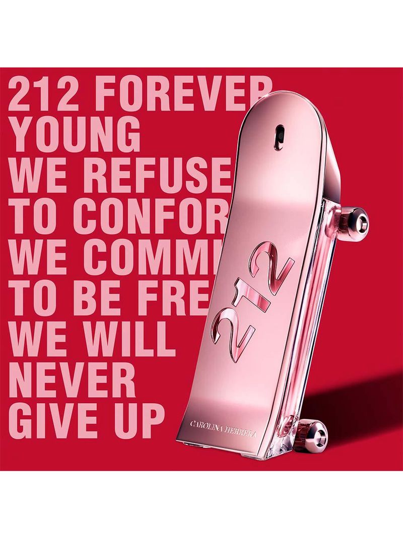 212 heroes for her carolina herrera – perfume feminino – eau de parfum