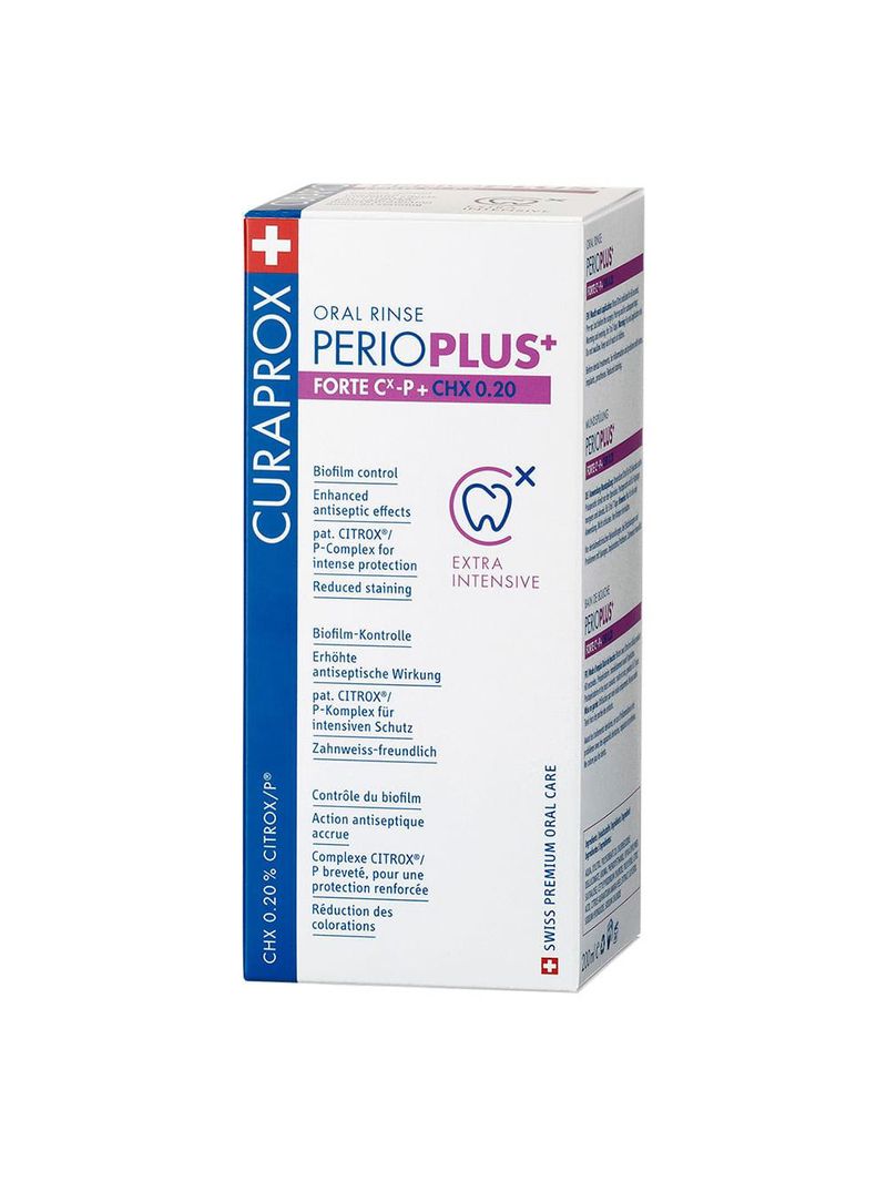 Enxaguatório bucal curaprox - perio plus+ forte