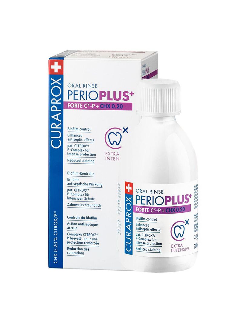 Enxaguatório bucal curaprox - perio plus+ forte