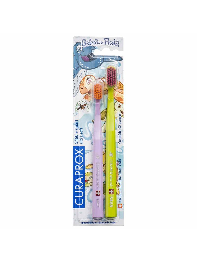 Escova de dente curaprox - cs duo family projeto tamar