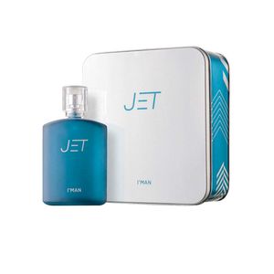 Jet ciclo cosméticos - perfume masculino - deo colônia + lata