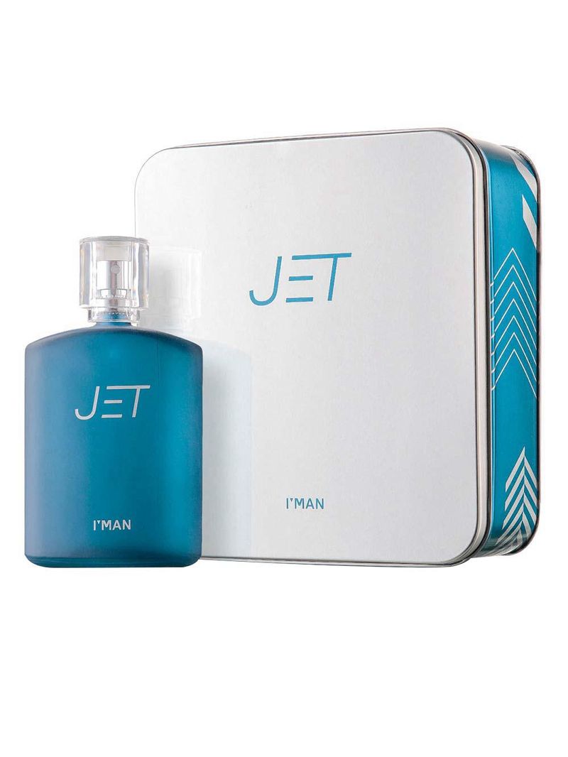 Jet ciclo cosméticos - perfume masculino - deo colônia + lata