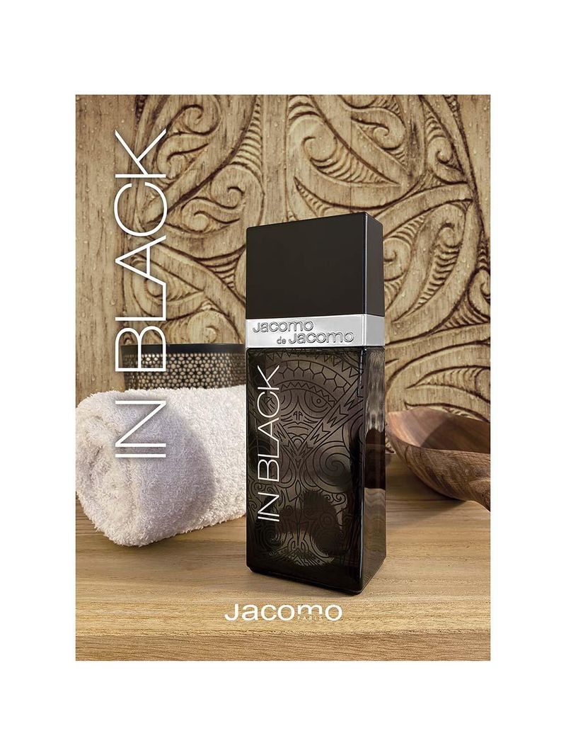 Jacomo de jacomo in black jacomo - perfume masculino - eau de toilette