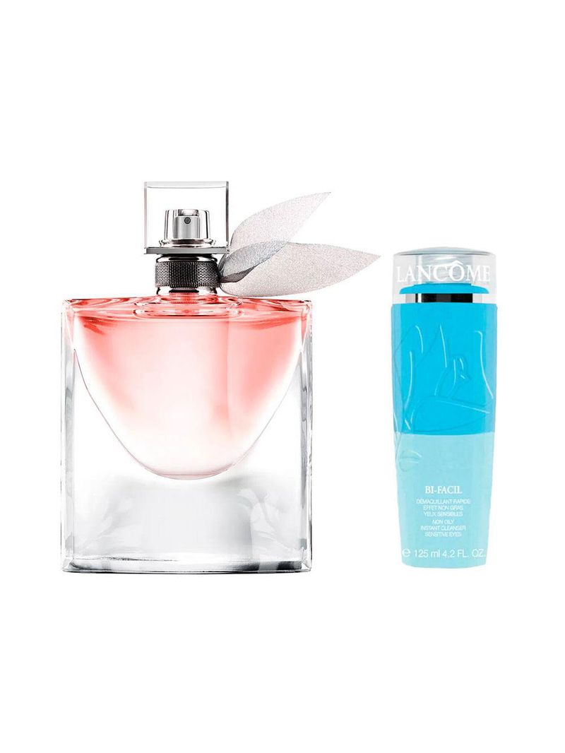 Lancôme la vie est belle + bi-facil kit - perfume feminino  edp + demaquilante