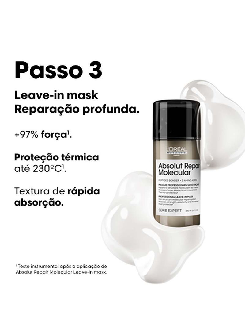 L'oreal professionnel absolut repair molecular kit – leave-in + sérum