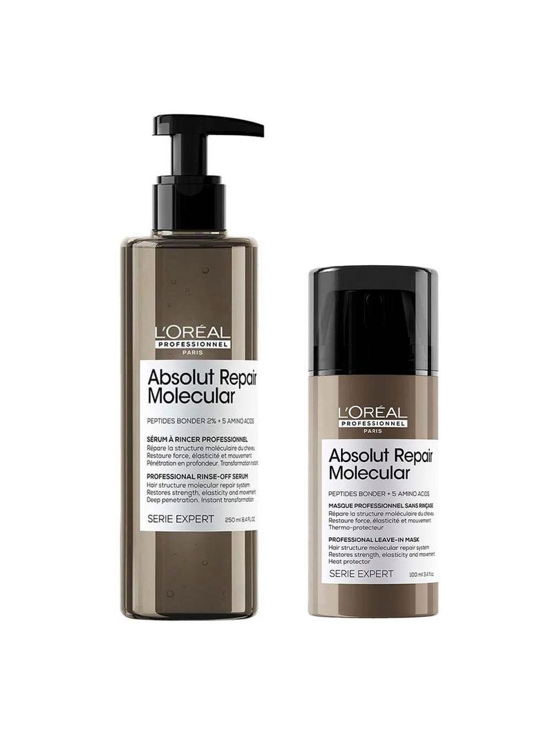 L'oreal professionnel absolut repair molecular kit – leave-in + sérum