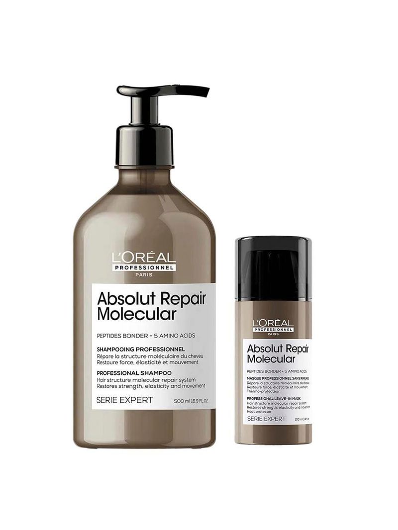 L'oreal professionnel absolut repair molecular kit – leave-in + shampoo