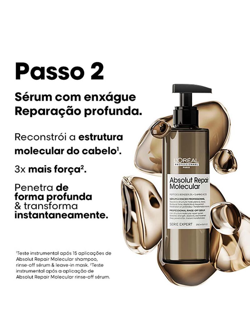 L'oreal professionnel absolut repair molecular kit – leave-in + sérum