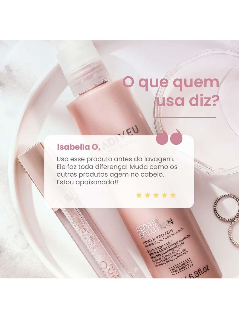 Cadiveu professional repair solution proteína fortalecedora pré shampoo