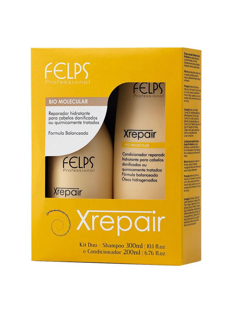 Felps xrepair duo home kit - shampoo + condicionador