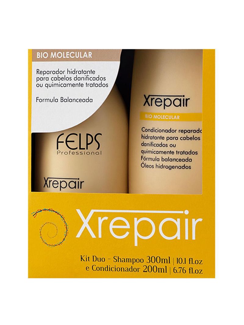 Felps xrepair duo home kit - shampoo + condicionador