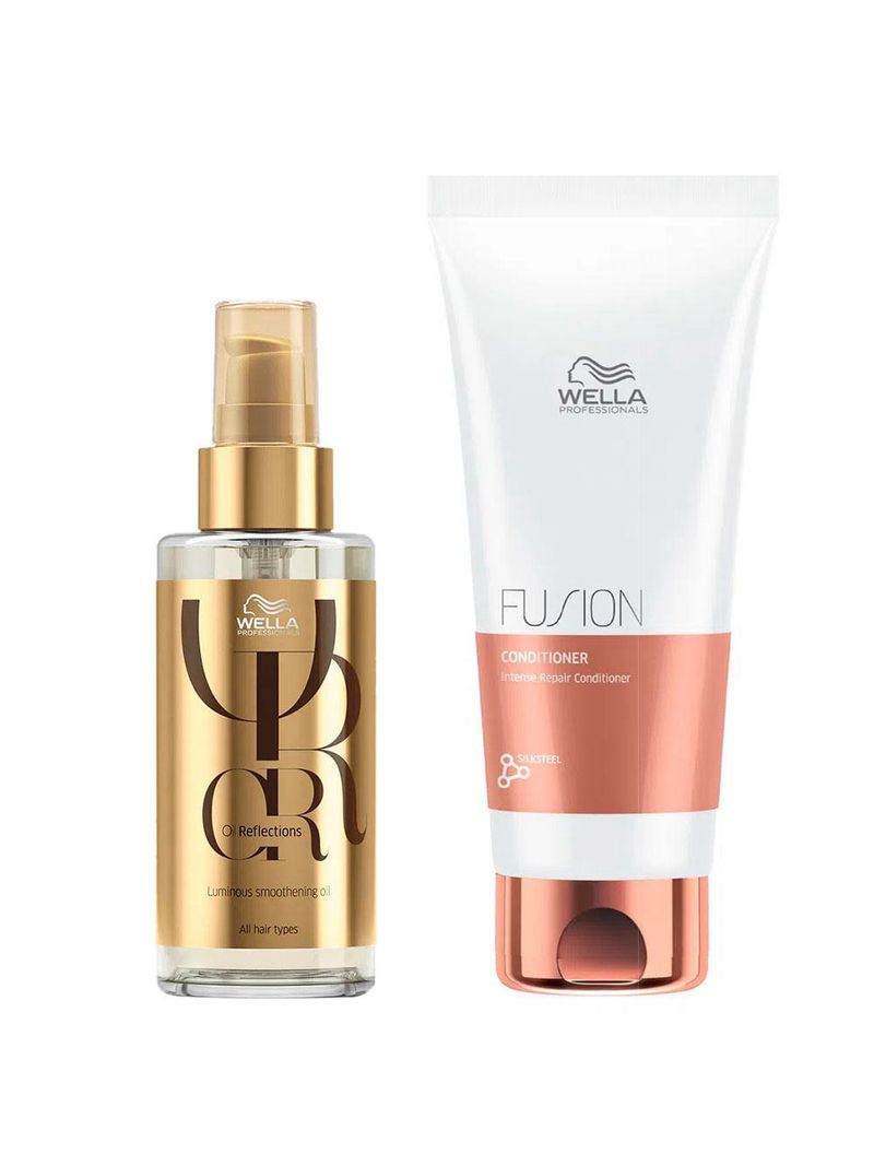 Wella professionals kit condicionador fusion + Óleo oil reflection