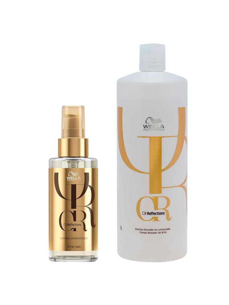 Wella professionals oil reflections kit – shampoo + Óleo