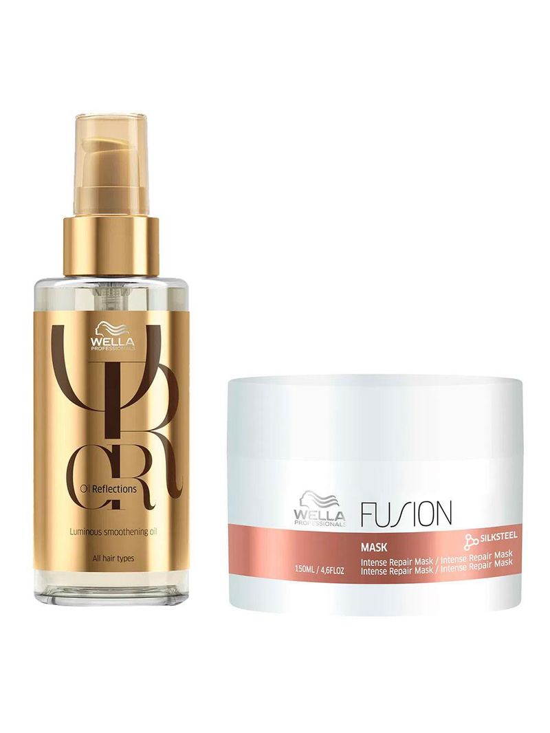 Wella professionals kit máscara fusion + Óleo oil reflection