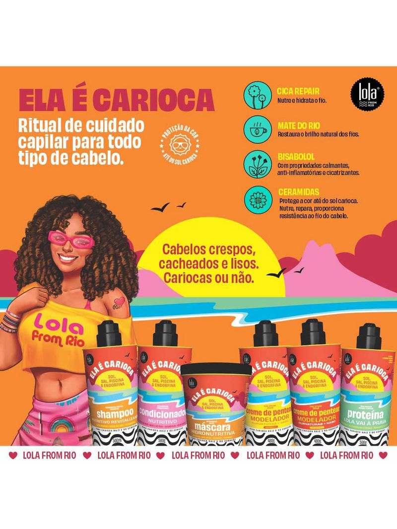 Proteína lola cosmetics ela é carioca lola vai à praia