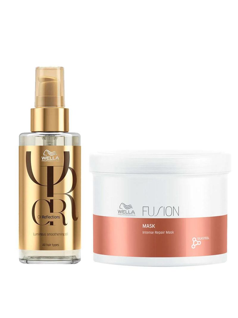 Wella professionals kit - máscara fusion + Óleo oil reflection