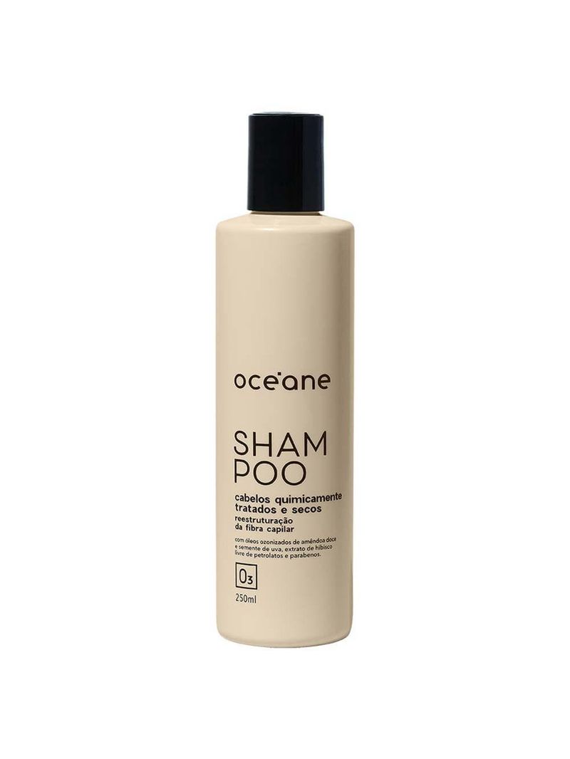 Océane shampoo para cabelos quimicamente tratados