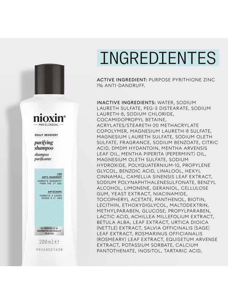 Shampoo nioxin scalp recovery