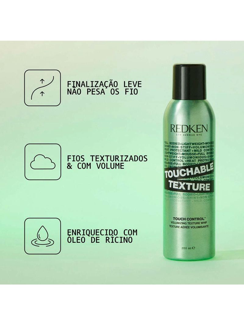 Spray fixador redken touchable texture