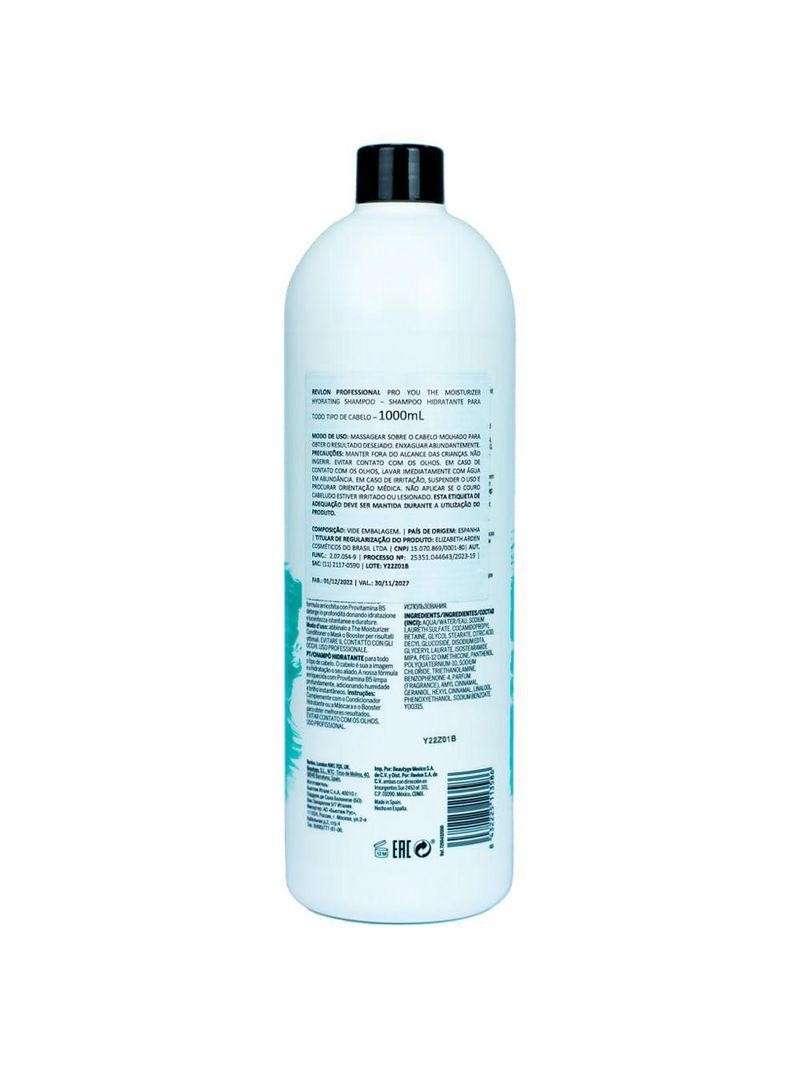Revlon professional pro you the moisturizer hydrating shampoo
