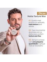 Pomada modeladora stephen knoll matte texture wax