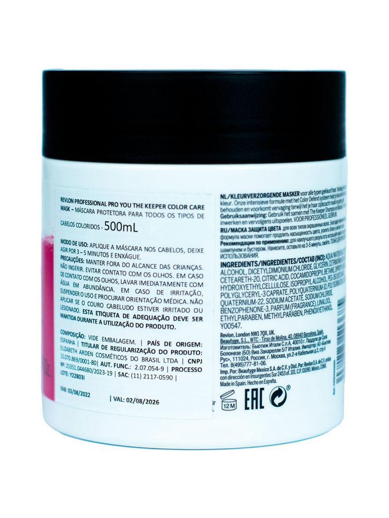 Revlon professional proyou the keeper color care máscara