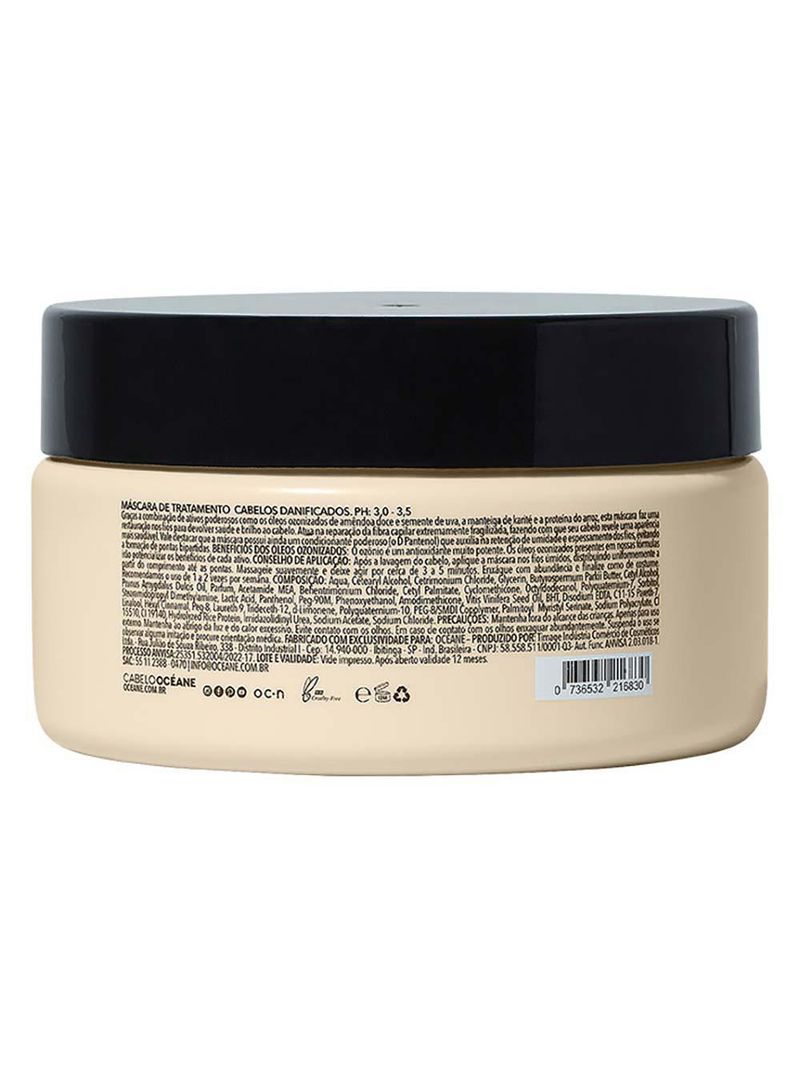 Océane máscara para cabelos quimicamente tratados