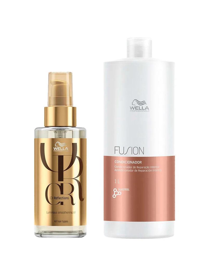 Wella professionals kit - condicionador fusion + Óleo oil reflection