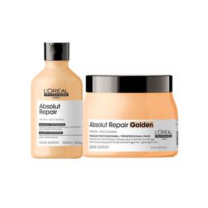 L'oréal professionnel absolut repair kit shampoo + máscara light