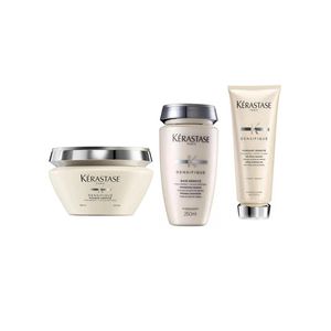 Kérastase densifique kit - shampoo + máscara de tratamento + condicionador