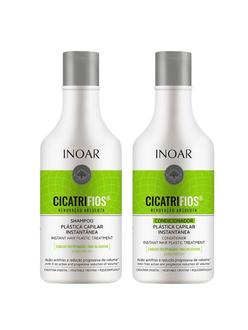 Inoar duo cicatrifios kit - shampoo + condicionador