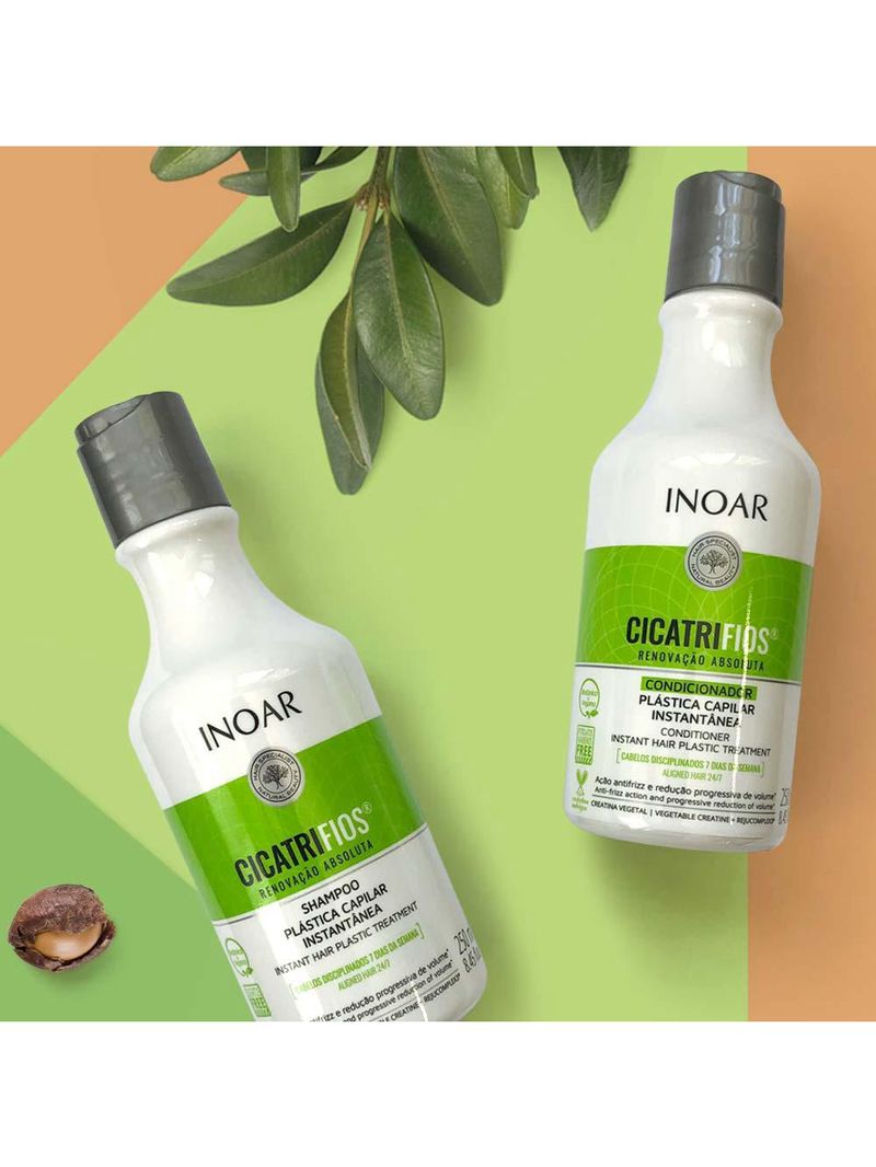Inoar duo cicatrifios kit - shampoo + condicionador