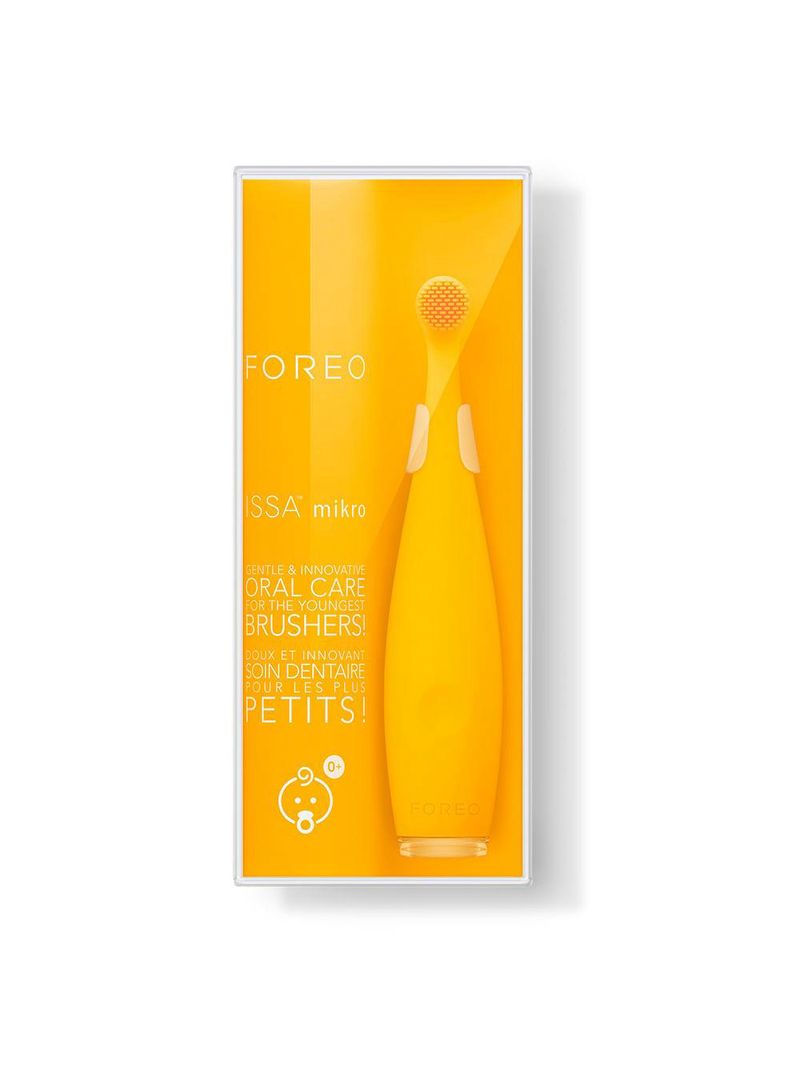 Issa mikro sunflower yellow foreo - escova de dente infantil