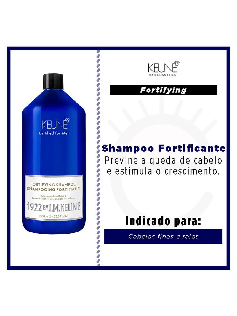 Keune 1922 fortifying tamanho profissional - shampoo