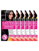 L'oréal paris coloração casting creme gloss kit - 100 preto noite