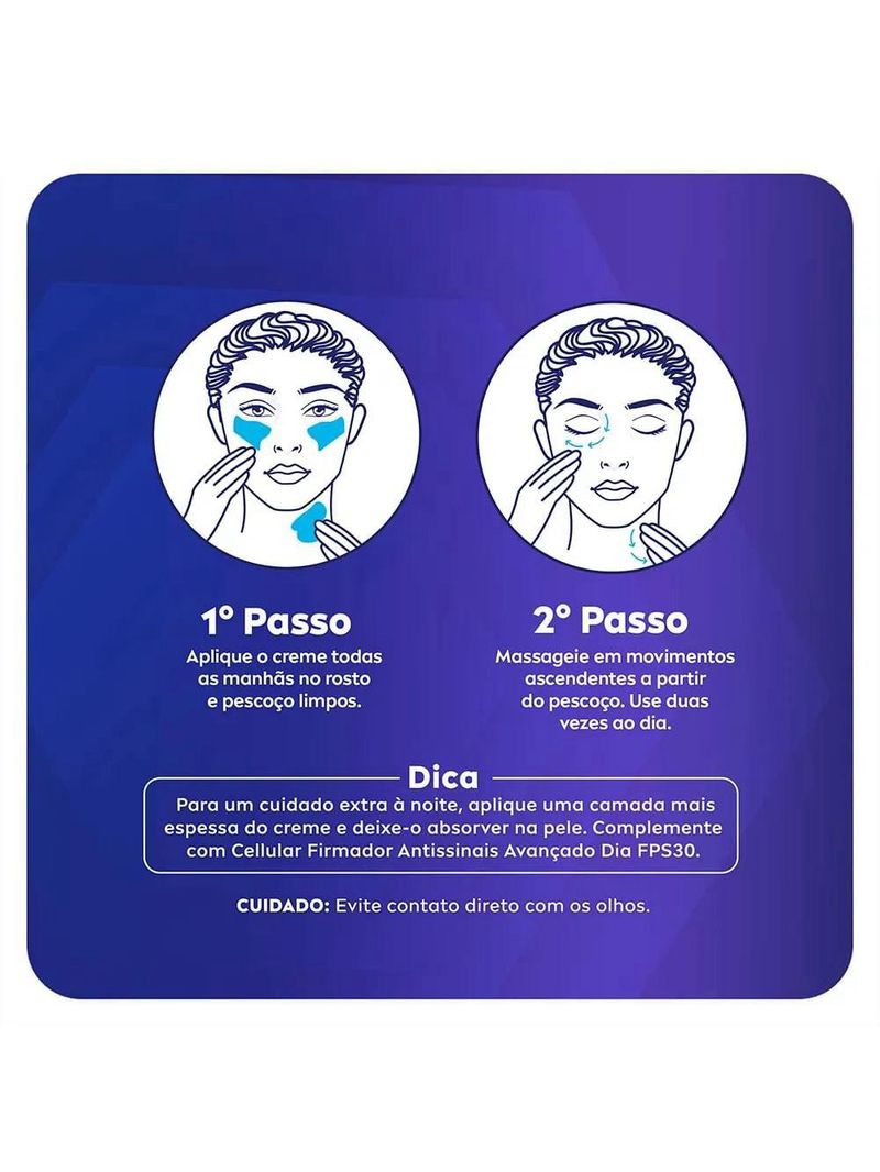 Nivea creme facial antissinais cellular lift noite
