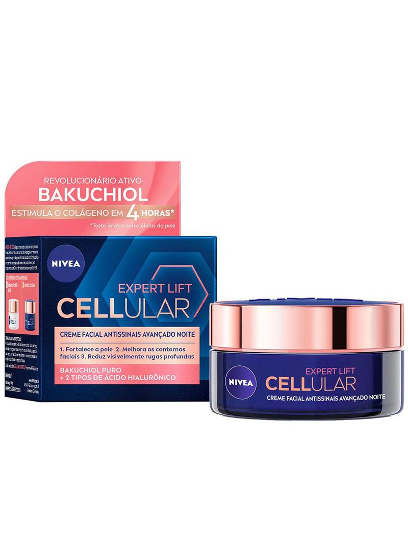 Nivea creme facial antissinais cellular lift noite