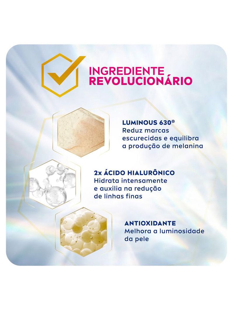 Nivea cellullar luminous 630 kit - sérum clareador + fluido facial
