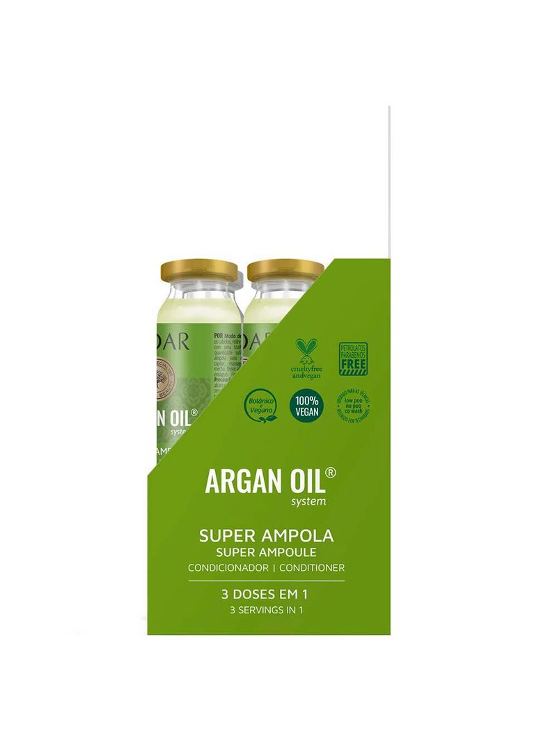 Inoar argan oil kit ampolas 12 unidades