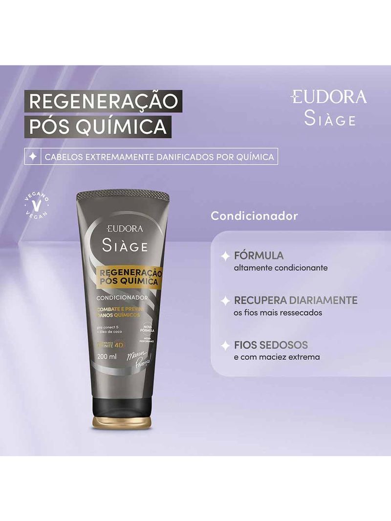 Eudora siàge regeneração pós química condicionador