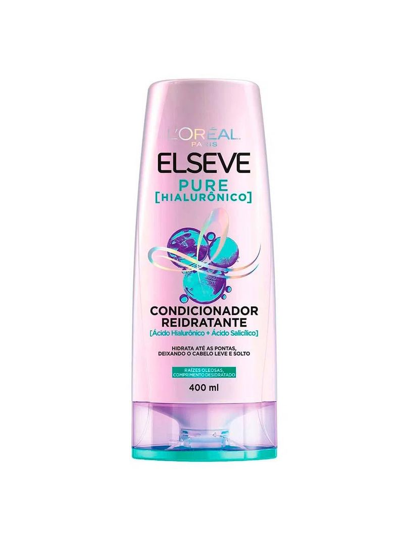 Elseve pure hialurônico kit – shampoo + condicionador + Óleo extraordinário + leave in tratamento