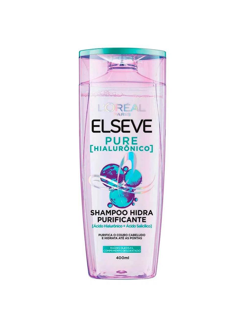 Elseve pure hialurônico kit – shampoo + condicionador + Óleo extraordinário + leave in tratamento