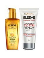 Elseve kit - Óleo extraordinário + cicatri renov leave-in